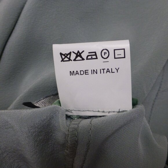 LIGHT WEIGHT 100% SILK PANTS IN SEA FOAM SZ 2 NWT - Picture 5 of 6